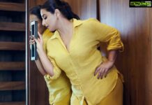 Vidya Balan Instagram - Favourite weekend hangout: My closet 🚪💛 Outfit - @zara Hair - @bhosleshalaka Makeup - @harshjariwala158 Styling - @who_wore_what_when Photography - @anurag_kabburphotography