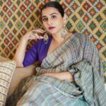 Vidya Balan Instagram – When you are done shooting, but your team wants few more shots 📸🙄

Saree – @anavila_m 
Pillows – @aa.living 
Hair – @bhosleshalaka 
Makeup – @harshjariwala158 
Styling – @who_wore_what_when 
Photography – @anurag_kabburphotography