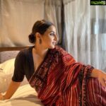 Vidya Balan Instagram - Who can relate? Gets ready only to get back into bed. Saree - @forsarees Blouse - @subarna_ray_chaudhuri Hair - @bhosleshalaka Makeup - @harshjariwala158