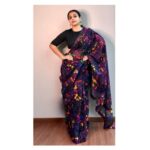 Vidya Balan Instagram - Saree- @houseofmasaba Makeup - @harshjariwala158 Hair - @bhosleshalaka Styled by - @who_wore_what_when