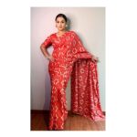 Vidya Balan Instagram - E-Promotions for #ShakuntalaDevi premiering on @primevideoin on 31-07-2020 ❣️ Outfit - @designerayushkejriwal Makeup - @shre20 Hair - @bhosleshalaka Styled by - @who_wore_what_when The saree is a silk but digitally printed. Ayush has carefully manufactured the mulberry silk to be a low waste process and mindful in the re-cultivation of the hardy tree. #Vocalforlocal also means we ask questions before making a purchase, and only buy when we are satisfied that we’re not a part of harm.