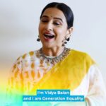 Vidya Balan Instagram - I am #GenerationEquality because empowering others starts with empowering myself. This #InternationalWomensDay, join me and @unwomen to ensure that all women and girls can live their lives to the fullest potential. https://www.unwomen.org/en/news/in-focus/international-womens-day