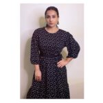 Vidya Balan Instagram – Outfit – @zara 
Shoes – @aldo_shoes 
Makeup – @harshjariwala158 
Hair – @bhosleshalaka 
Styled by – @who_wore_what_when