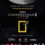 Vidya Balan Instagram – Just a few hours to for another accomplishment by @isro.in !Watch the #Chandrayaan2Live telecast on on @NatGeoIndia & @Hotstartweets tonight at 11:30PM. I know where I will  be … but where will you be when #IndiaMakesHistory?🤩