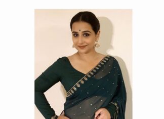 Vidya Balan Instagram - Tonight for a special #MissionMangal screening for #BMC Outfit - @krupakapadialabel Makeup - @shre20 Hair - @bhosleshalaka Styled by - @who_wore_what_when