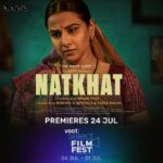 Vidya Balan Instagram – What are you doing on 24th July? 
Mark your calendars because we are bringing you #Natkhat exclusively on @vootselect premiering at the #VootSelectFilmFest! 
#VootSelect #MadeForStories

@rsvpmovies #RonnieScrewvala @sanayairanizohrabi @shaanvs @annukampa_harsh