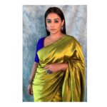 Vidya Balan Instagram - Kick started #MissionMangal promotions today in Saree - @payalkhandwala Makeup - @shre20 Hair - @bhosleshalaka Styled by - @who_wore_what_when