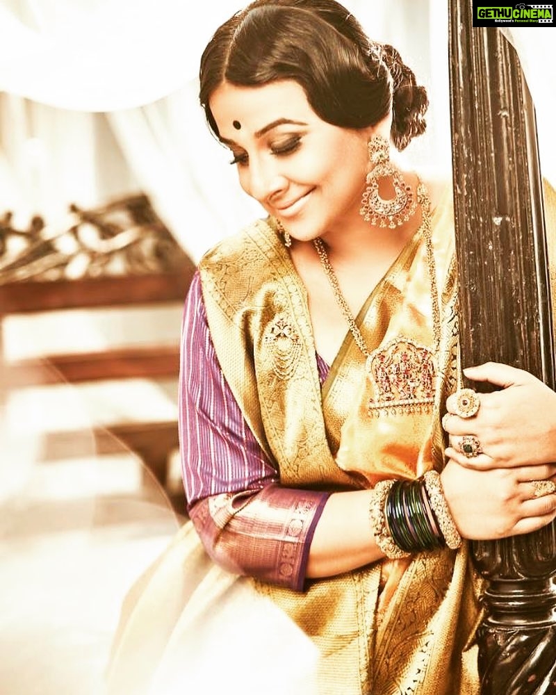 Vidya Balan Instagram - i carry your heart with me i carry it in my heart i am never without it anywhere i go you go,my dear; and whatever is done by only me is your doing,my darling .... E.E.Cummings #GoldDustWoven
