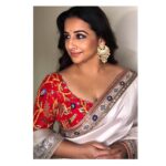 Vidya Balan Instagram - For the #shlokaakashwedding tonight in... Saree @anamikakhanna.in Hair @bhosleshalaka Makeup @devinanarangbeauty Styled by @who_wore_what_when