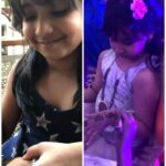 Vidya Balan Instagram - Different moods of my angel #IraTeny .... A tattoo artist in one...getting her hands tattoed/ mehendi-ed in another ♥️🤗!! @kedar.teny @saraswathy.balan