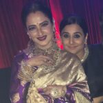 Vidya Balan Instagram - Last night i got lucky...i overcame my shyness to ask for pictures from women....legends/female superstars/actors i admire and who’ve influenced me with their performances and with their choices...and lastly with the grace with which they’ve conducted themselves🥰🥰. ♥️♥️With 4 of my all time favourites ♥️♥️. #JayaBachchan ji #WaheedaRahman ji & #AshaParekh ji #Rekha ji Missed meeting you last night Shabana ji ♥️and will always always miss you #Sridevi ma’am ♥️♥️.