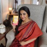 Vidya Balan Instagram – i love these signs..Serendipity that i find a book on Healing on set ,while shooting an ad for my latest brand #Hempushpa 😇.