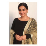 Vidya Balan Instagram - Pulled off the same look differently last night by just switching the dupattas for the #PowerBrands Awards! 😜✨ Outfit : @vikramphadnis Jewellery : @mahesh_notandass Hair : @bhosleshalaka Makeup : @meghnabutanihairandmakeup Styled by : @who_wore_what_when