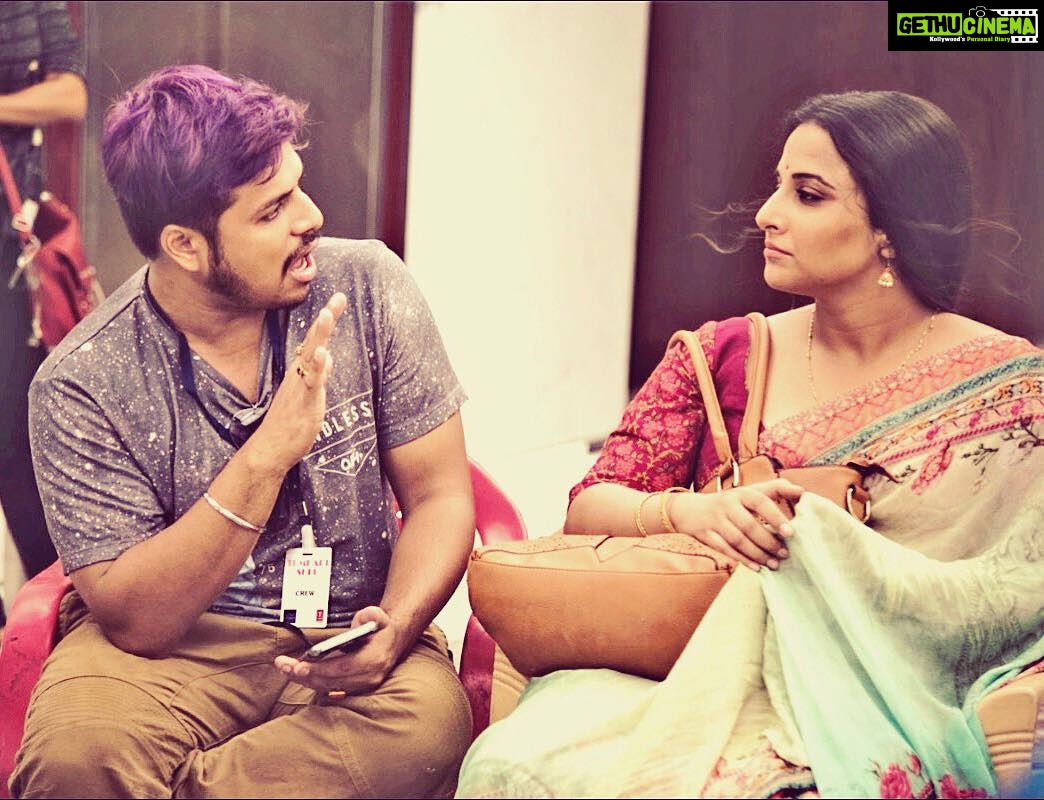 Vidya Balan Instagram - Beauty lies in the eyes of the beholder..so Thankoo @rickroy111 for making me feel beautiful always❤️!! And Thankoo @rickroyco for understanding costume design and being true to the character at all times 👌👏....Im getting loads of compliments for making Sulu ‘look real’ and that credit goes to you and to @shre20 & @bhosleshalaka 🙂🙏❤️!!