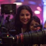 Vidya Balan Instagram - When my princess ,my angel ,one of my two life lines Ira ....visited the sets of #TumhariSulu for the Hawa Hawau song shoot and believed she shot it because out cinematographer @saurabh_goswami13 allowed her to look through the lens ❤️❤️!!
