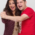 Vidya Balan Instagram - Its always so easy to shoot with my fellow Capricorn @dabbooratnani