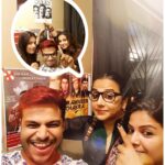 Vidya Balan Instagram - With @rickroyco and @asditii on a 'play date' of a different sort at Prithvi Theatre🙂... Thank you for the invitation to watch PARK @manavkaul . We laughed a lot 👏!!! Thank you @rickroy111 for lending me your glasses for the psuedo intellectual look 🤓!!