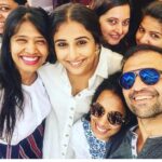 Vidya Balan Instagram – Not soo bling after all 😉…with my Bling team 👌❤️!!