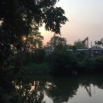 Vidya Balan Instagram – Last train to sunset 🚊!!