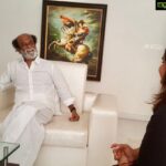 Vidyulekha Raman Instagram - Throwback to my most memorable interaction with Superstar. Happy birthday Thalaivar 🤘🏼♥️ #throwback #superstar #superstarrajinikanth #happybirthdaysuperstar