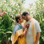 Vidyulekha Raman Instagram - Maami & Maama mode on 💙💛 #SaViWedding Make up - @deepika.nathan Hairstyle - @crown__artistry 9 yards Madisaru - @hamsa_handloom Blouse - @archana.karthick Saree drape - @thesareedrapistchennai Jewellery - @new_ideas_fashions Mehendi - @aravinth_mehendi_makeup Nails - @nails_by__g3 Photography - @weddings.aaronobed