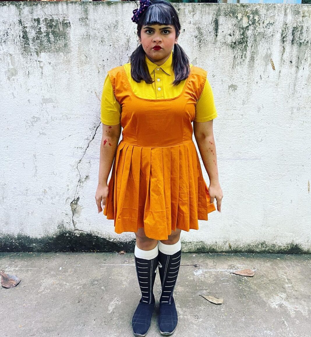 Vidyulekha Raman Instagram - Halloween 2021 👻🎃 #netflix #squidgame #halloween