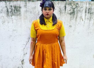 Vidyulekha Raman Instagram - Halloween 2021 👻🎃 #netflix #squidgame #halloween