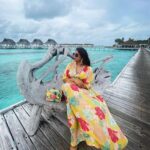 Vidyulekha Raman Instagram - There are plenty of fish in the sea, but I’m a mermaid 🧜‍♀️🌸🌺 📸 - @lowcarb.india #maldives #honeymoon Maldives