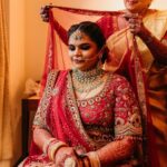 Vidyulekha Raman Instagram – We were super thrilled to deck up gorgeous @vidyuraman for her Sindhi wedding ❤️