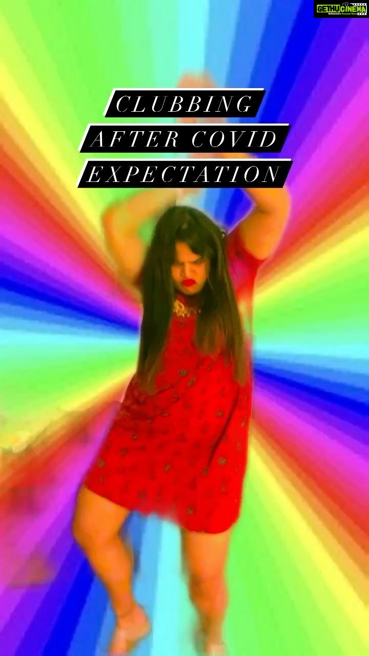 Vidyulekha Raman Instagram - Clubbing after COVID expectation vs. reality