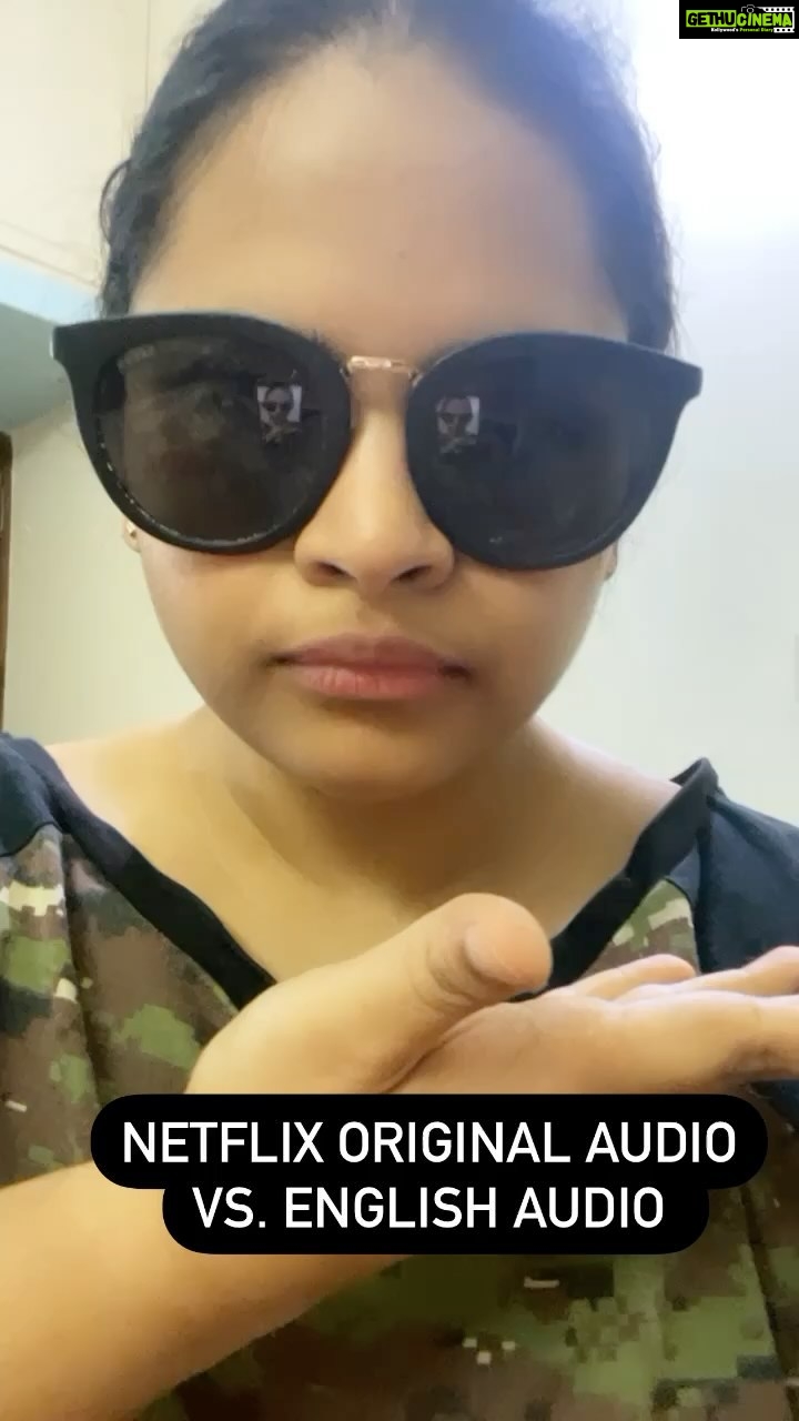 Vidyulekha Raman Instagram - Netflix Original Audio Vs. English Audio @netflix @netflix_in
