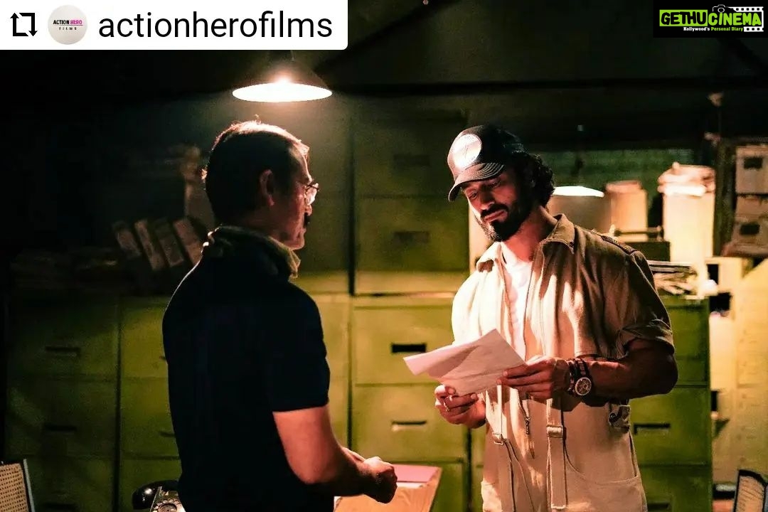 Vidyut Jammwal Instagram - #IB71 #Repost @actionherofilms ... Our favourite action star @mevidyutjammwal & co-actor @diwakar_dhyani stir excitement with this first still from the sets of #IB71 @sankalp.reddy @tseriesfilms @reliance.entertainment #BhushanKumar #KrishanKumar @sarkarshibasish @abbassayyed77 @diwakar_dhyani