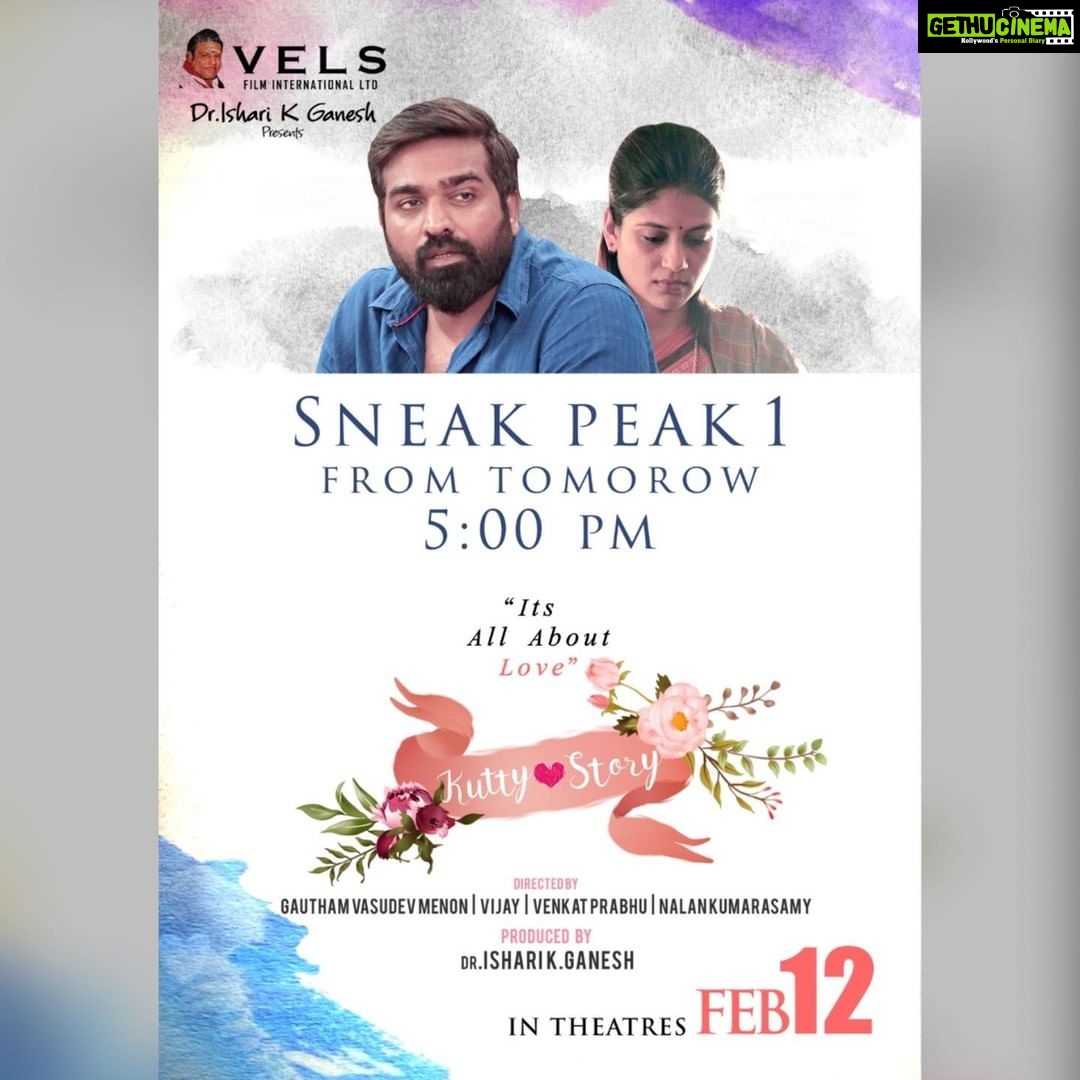 Vijay Sethupathi Instagram - Sneak Peek of #KuttyStory Releasing tomorrow at 5pm. #KuttyStoryIn5Days Dir by #NalanKumaraswamy @officialaditibalan @sreekar.prasad @dr.isharik.ganesh @velsfilmintl @shammysaga @Ashkum19 @donechannel1