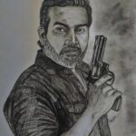 Vijay Sethupathi Instagram – Beautiful Pencil Art ☺️🙏🏻