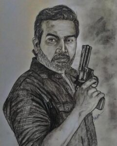 Vijay Sethupathi Instagram - Beautiful Pencil Art ☺️🙏🏻