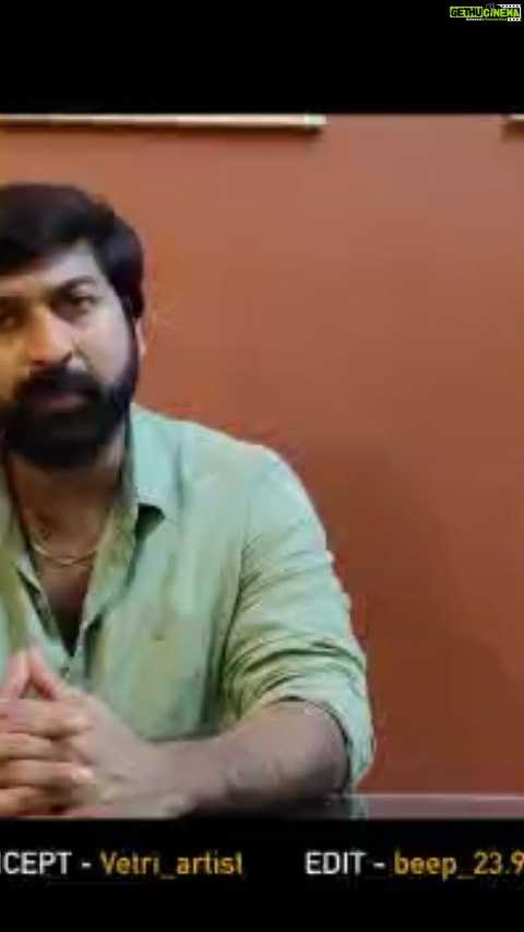 Vijay Sethupathi Instagram - Thank u @vetri_artist ☺️