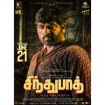 Vijay Sethupathi Instagram - #SindhubaadhFrom21stJune An #S_U_Arunkumar Film | A @itsyuvan Musical | Produced by #KProductions - @vansanmovies A @clapboardpr release @yours_anjali @irfanmalik1983 @kavitha_j1 @mounamravi @onlynikil @muzik247in @ctcmediaboy