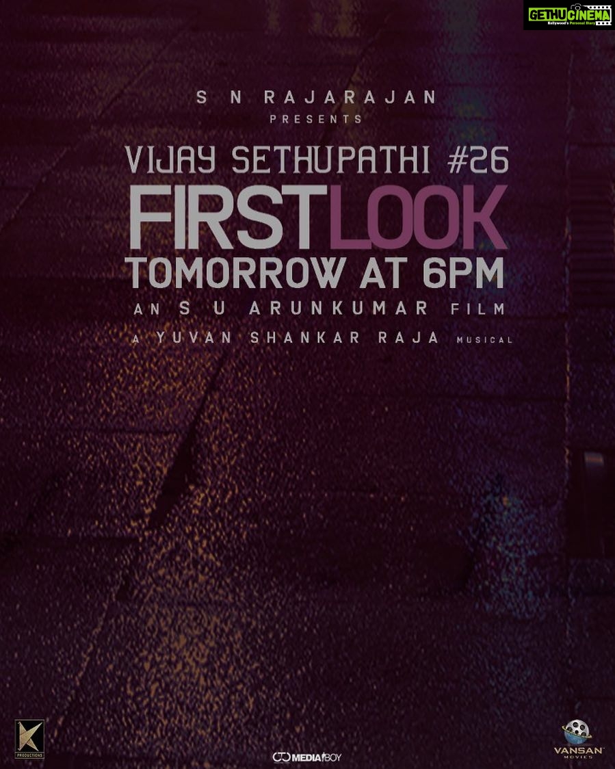Vijay Sethupathi Instagram - My next First Look Poster releasing tomorrow at 6pm #VijaySethupathisNext An #SuArunkumar Film | A @itsyuvan musical | @vansanmovies @irfanmalik1983 @ctcmediaboy