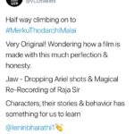 Vijay Sethupathi Instagram - ‪Thanks all for the Positive reviews 😍😍‬ ‪#MerkuThodarchiMalai from this friday‬ ‪#2DaysToGoForMTM ‬