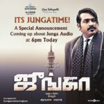 Vijay Sethupathi Instagram - Its #Jungatime, A Special Annoucement Coming up about #JungaAudio at 6pm today!! #JungaAudioComingSoon #vijaysethupathi #vijaysethupathiproductions @sayyeshaa