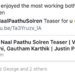 Vijay Sethupathi Instagram - Watch #OruNallaNaalPaathuSolren Teaser 👍🏻 Link in Fb Page ☺️