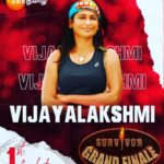 Vijayalakshmi Instagram - Next Stop.. The Top!! #1stfinalist #survivortamil