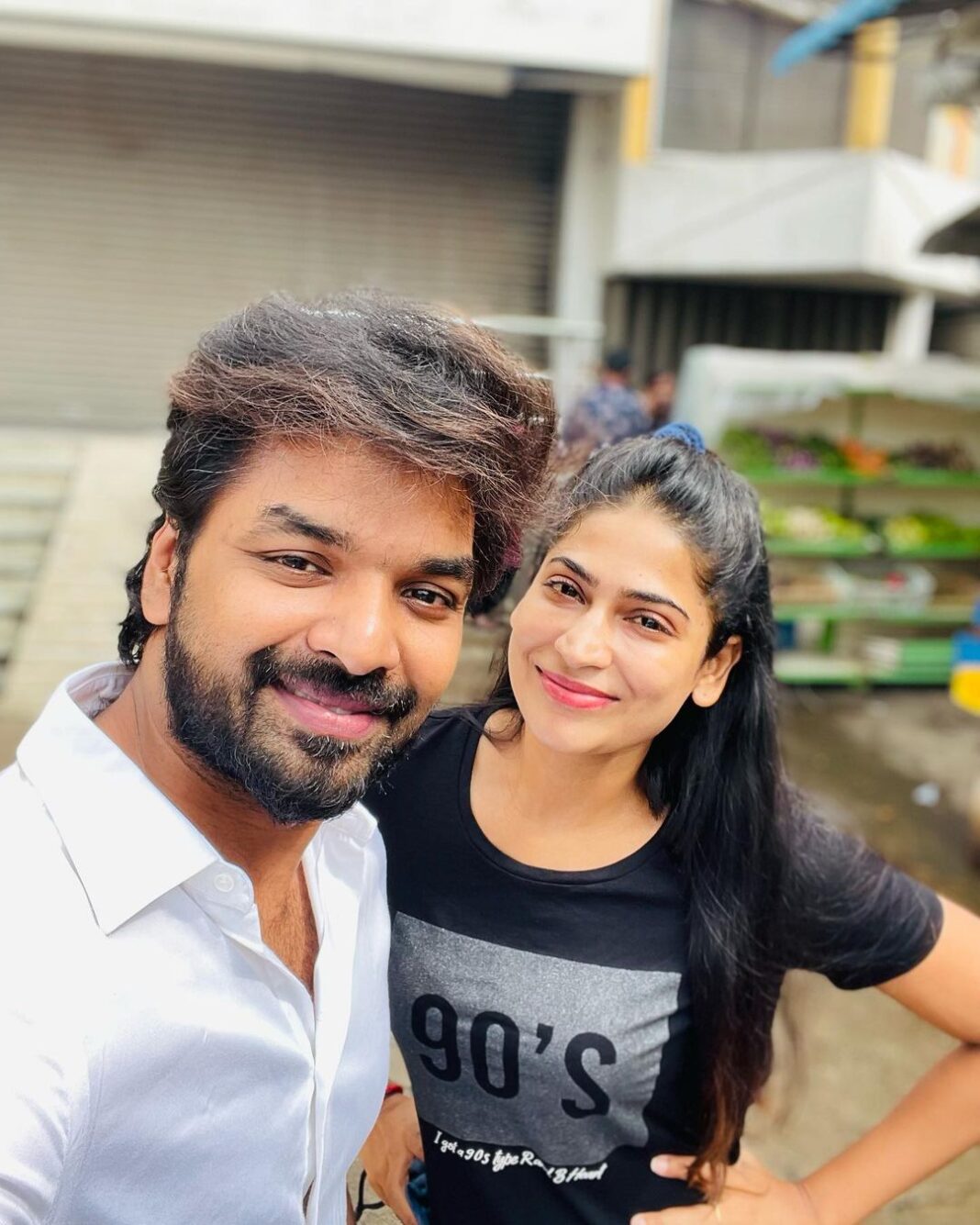 Vijayalakshmi Instagram - That accidental biryani kadai meet “Ennathu neeya..” “Wat.. nee ya?” Moment! @actorjai