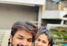 Vijayalakshmi Instagram - That accidental biryani kadai meet “Ennathu neeya..” “Wat.. nee ya?” Moment! @actorjai