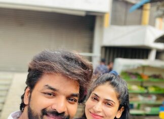 Vijayalakshmi Instagram - That accidental biryani kadai meet “Ennathu neeya..” “Wat.. nee ya?” Moment! @actorjai