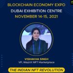 Vishakha Singh Instagram - Spent my formative years in the UAE. Was great to go back after decades, especially since I was visiting with my father this time around. He got to witness me speak publicly for the first time (at the Dubai Blockchain Expo) and was sufficiently impressed 😀 Quite a proud moment showcasing the hard work that the entire team at @wazirxnft has put in in the last 180 days since our launch. A prouder moment to see the NFTs of some of the best NFT creators (@vimalchandran @melvinthambi @nimmymelvin @teresamelvinart ) from India in the gallery at the event. #TBT #dubaiblockchain2020 #dubaiexpo2020 #WazirXNFT #NFT #speaker Dubai, UAE