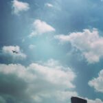 Vishakha Singh Instagram - Aaj . . . . . . #MumbaiDiaries #Blue #Sky #Mumbai #Fly #Udaan #aasmaan #Saturday #Soch #Musing Mumbai Domestic Airport