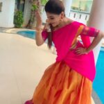 Yaashika Aanand Instagram – Just a try.. 😇 definitely not like how I used to dance 😅. (#2022 goal ) 
Hopefully soon will dance again n not only in the same place 😌 
.
Took 6 months to get here .. 
Mua @jeevithamakeupartistry 
Wearing @ivalinmabia 
.
#pushyourself 💪 
#saamisaami #pushpa #dance #reelsinstagram #explorepage