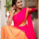 Yaashika Aanand Instagram – #happypongal 🌾☘️🌾🥰

.
 📸 @camerasenthil 
💄 @jeevithamakeupartistry 
👗 @ivalinmabia 
organised by @rrajeshananda