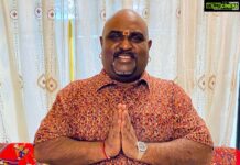 Yogi B Instagram - From the darkness of deep vali/pain of recent past times, in prayer and dharma we invoke a new Deepam/light path/vazhi on this auspicious day. Happy and blessed Deepavali to everyone 🙏🏽🪔♥️ Kuala Lumpur, Malaysia